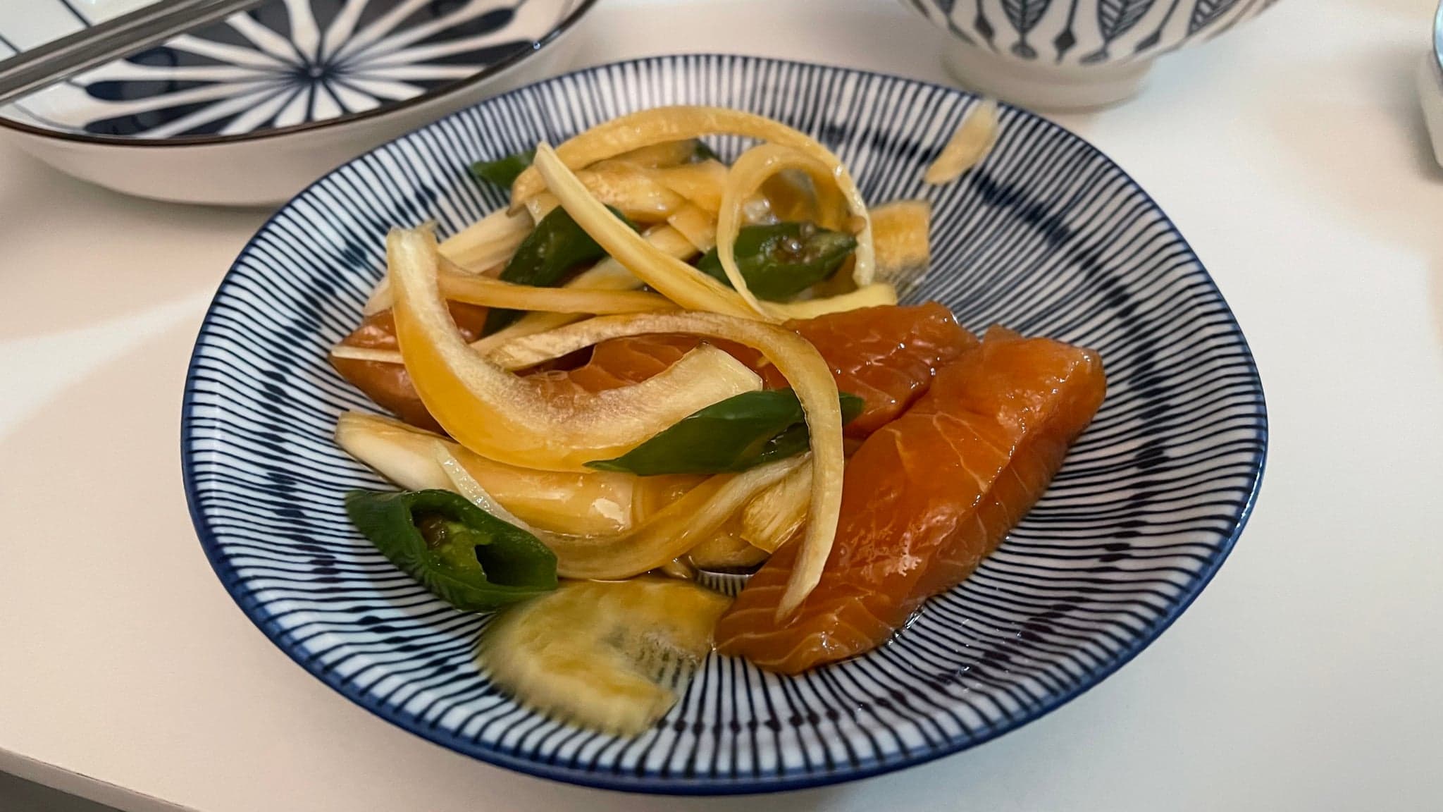 سمك السلمون المخلل