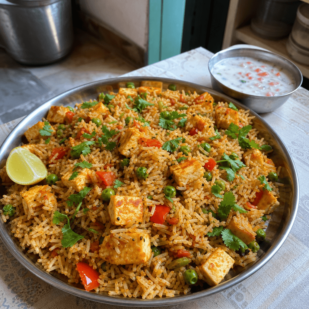 Tawa Paneer Pilaw