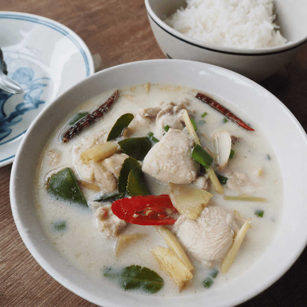 Hühnchen-Curry-Suppe