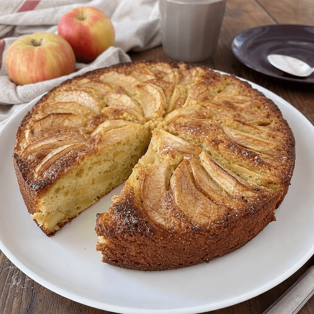 Joghurtkuchen mit Äpfeln