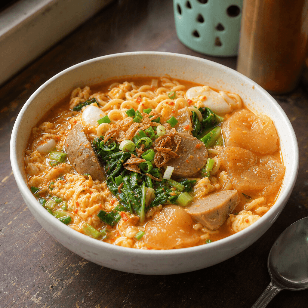 Seblak Noodle Soup for Students