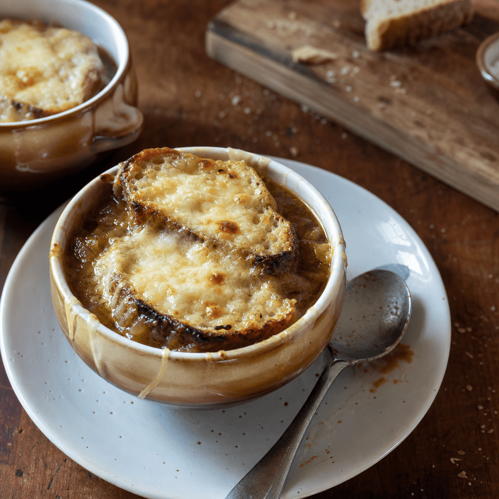 Gratinierte Zwiebelsuppe