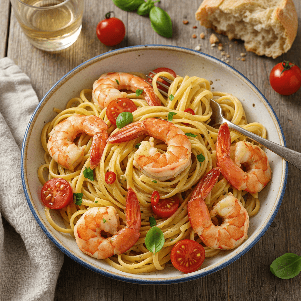 새우 파스타