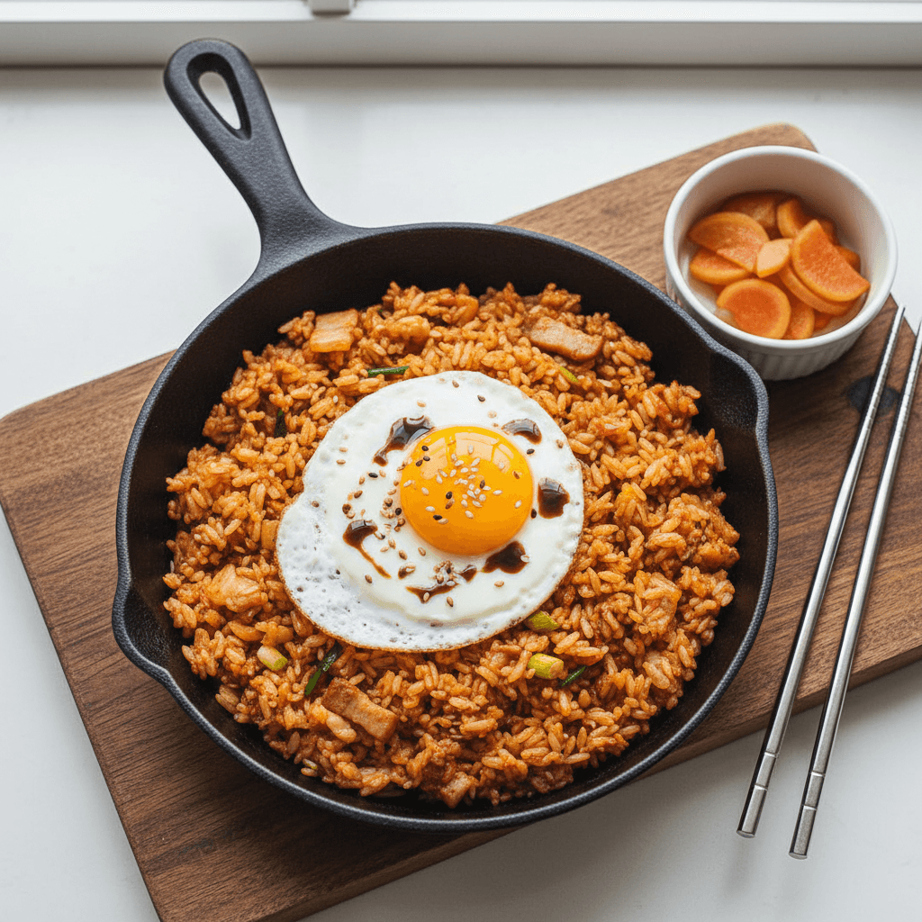 초간단 10분 김치볶음밥 (feat. 냉동밥)